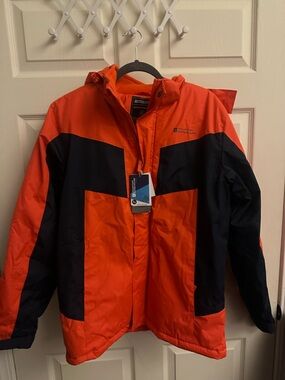 Men’s mountain warehouse orange ski coat